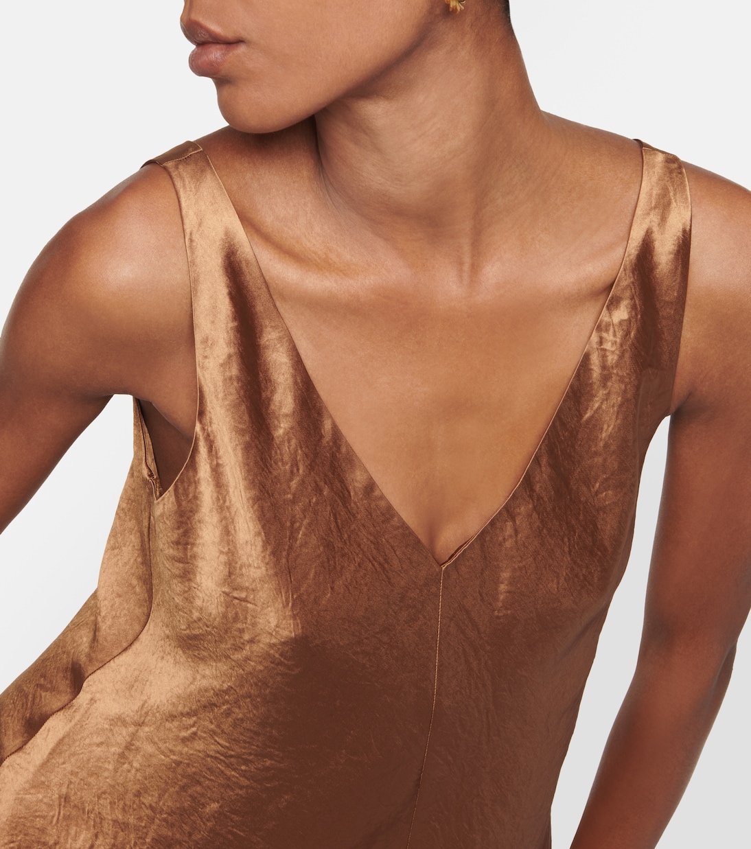 Satin slip dress | Vince