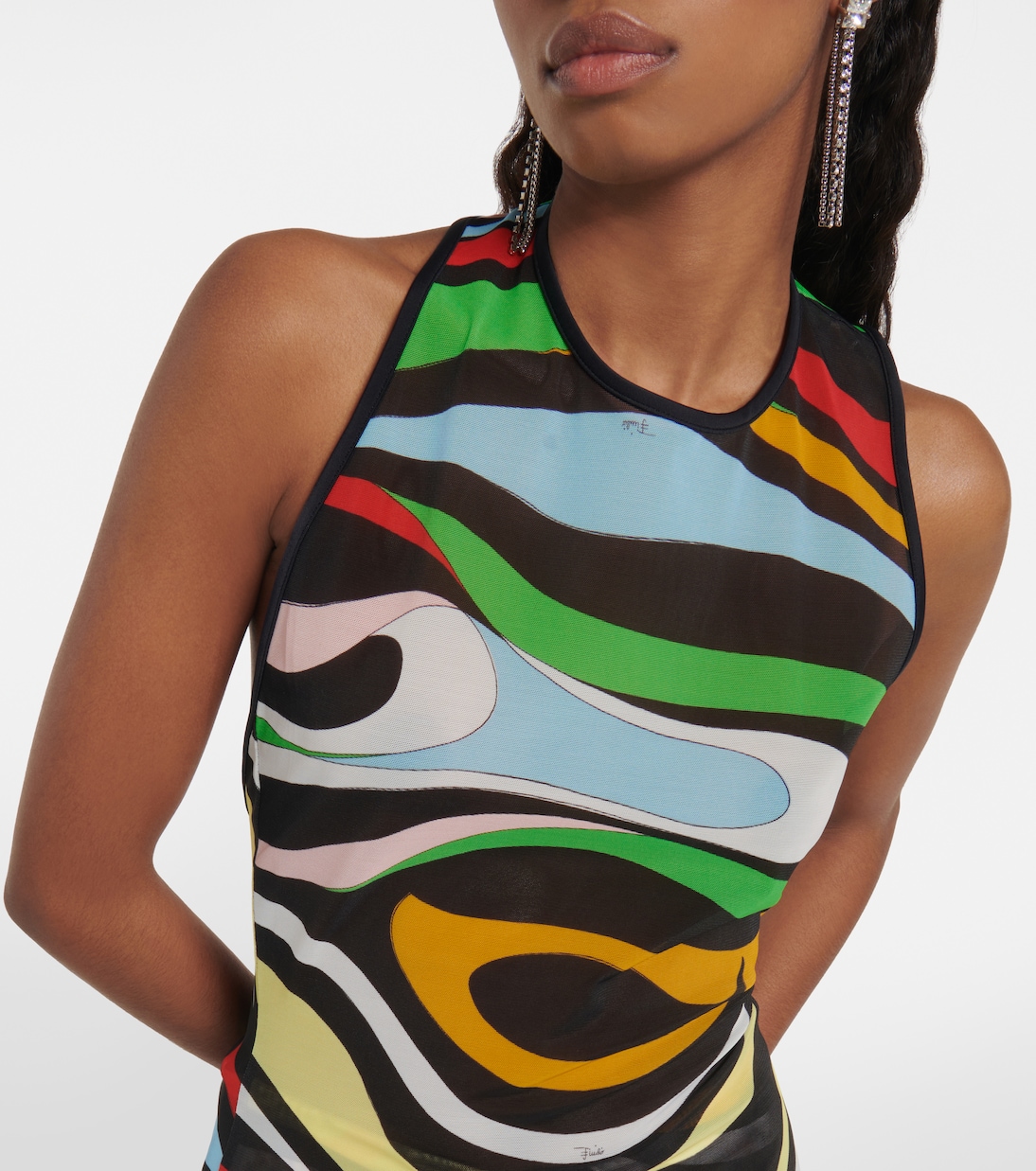 Marmo jersey tank top | Pucci