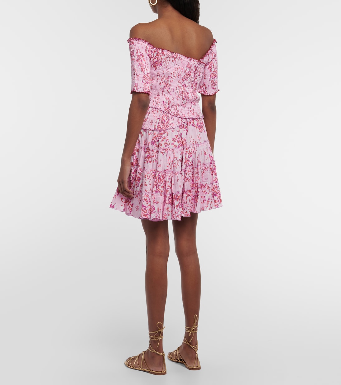 Soledad printed minidress | Poupette St Barth