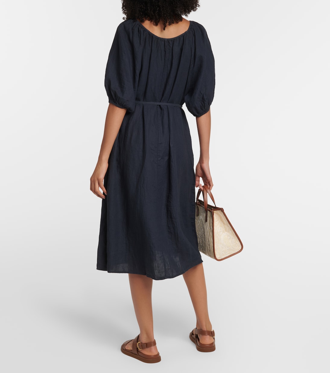 Robe midi Elly en coton | Velvet
