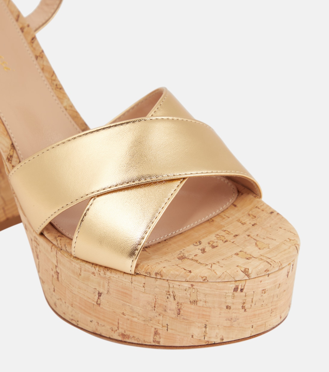 Sandali Bebe in pelle con plateau | Gianvito Rossi