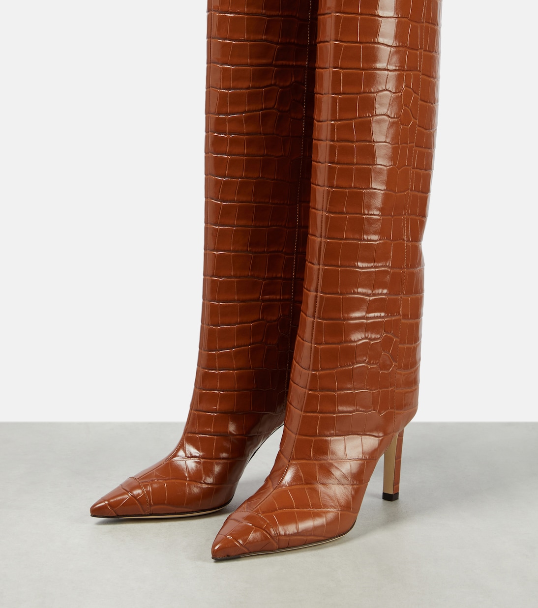 Botas altas Alizze 85 de piel | Jimmy Choo