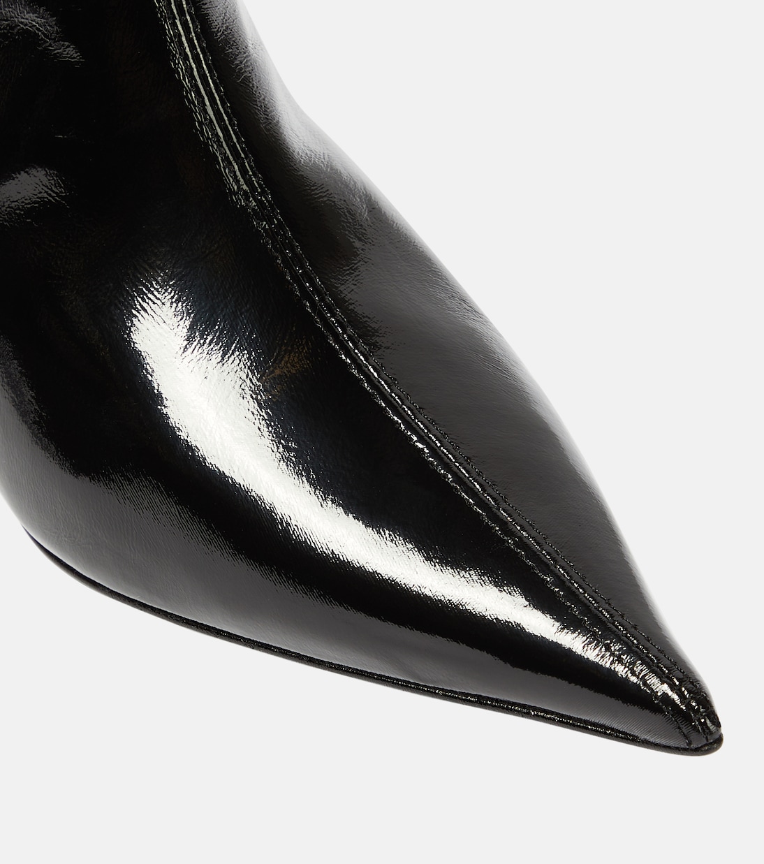 Faux leather ankle boots | Ganni