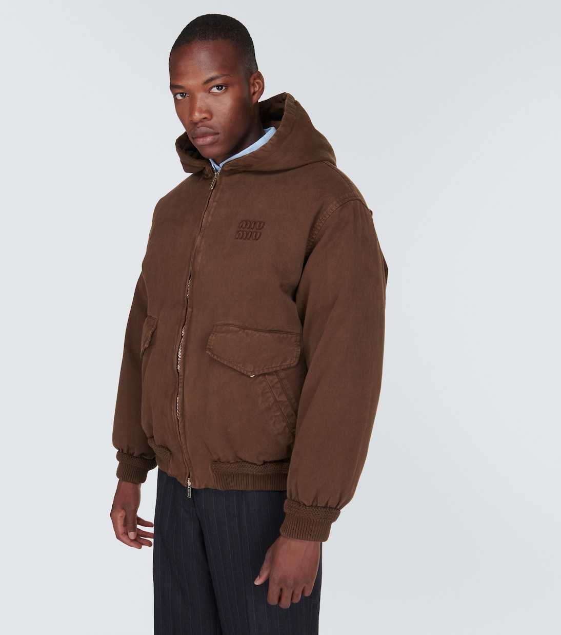 Bomberjacke aus Denim | Miu Miu