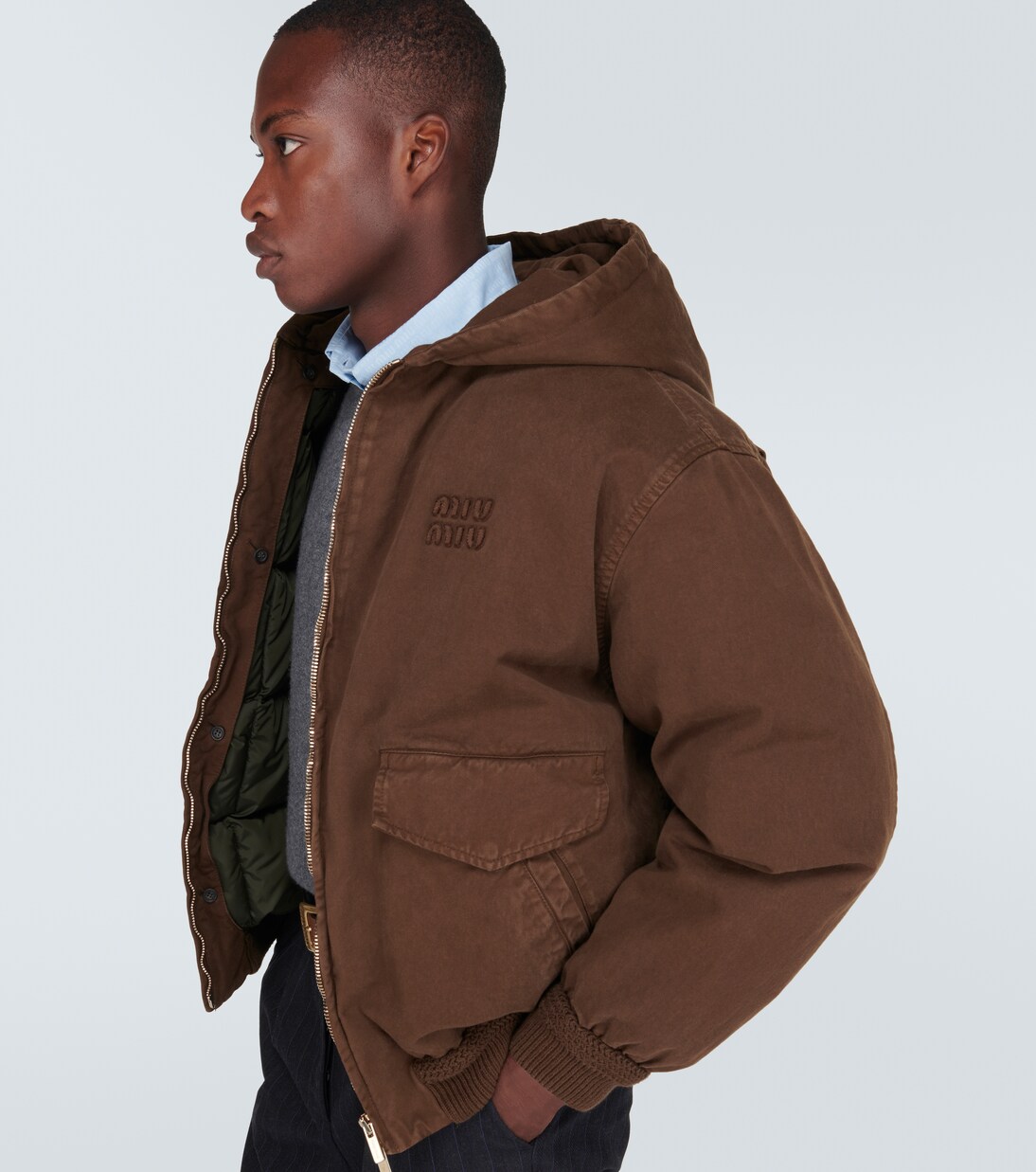 Bomberjacke aus Denim | Miu Miu