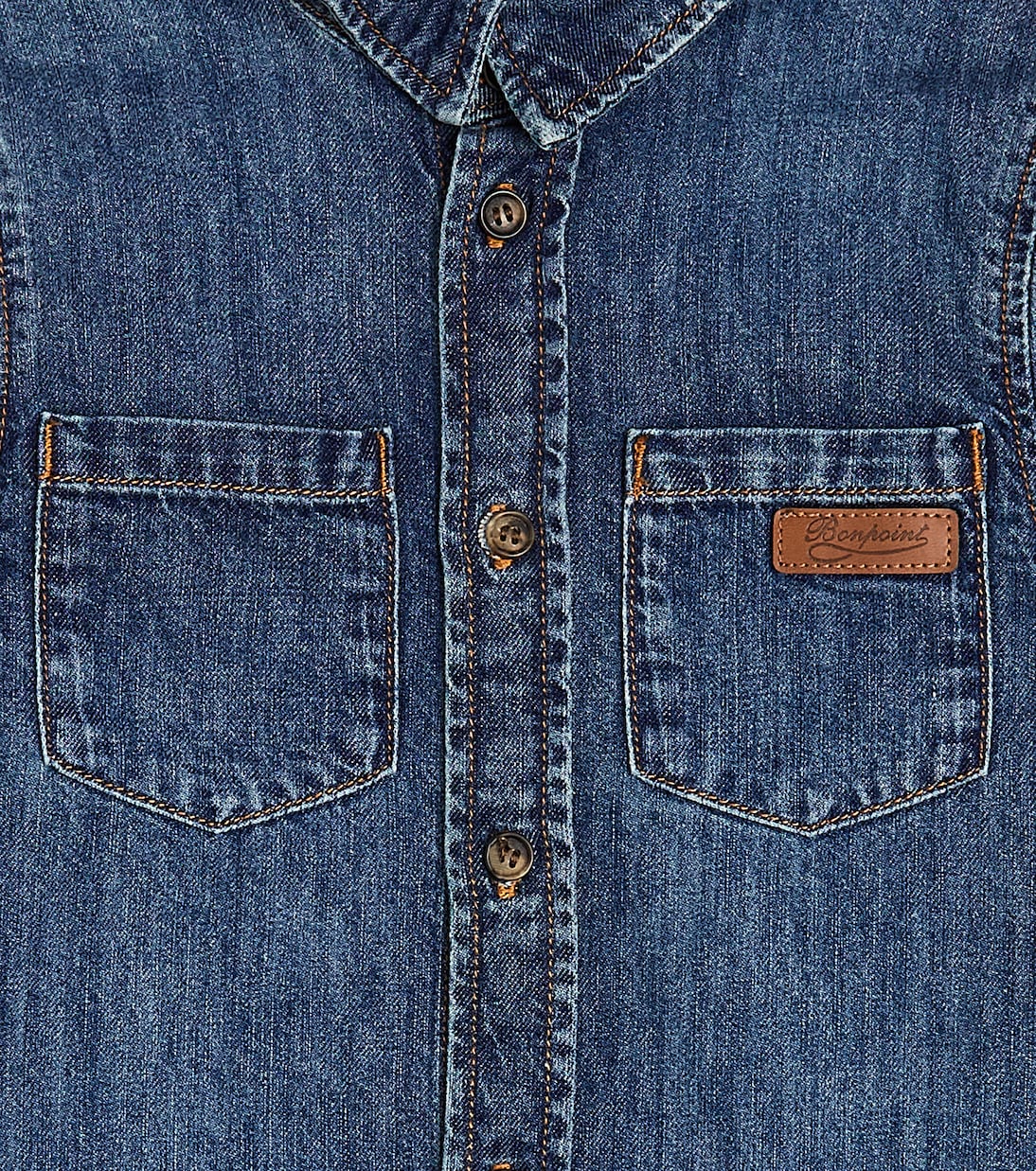 Camisa Altman en denim | Bonpoint