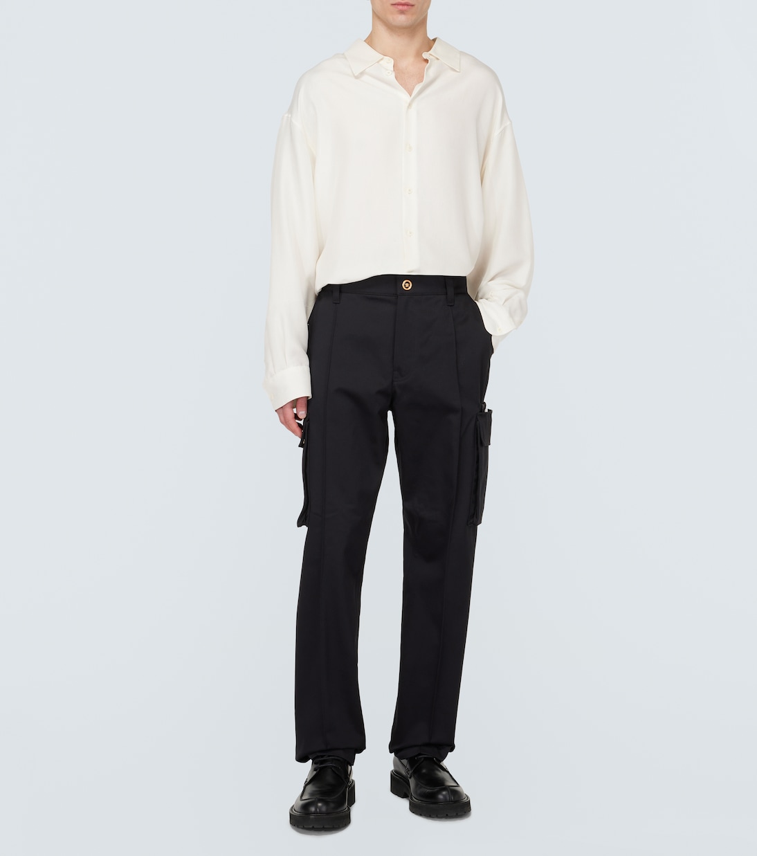 Cargohose aus Baumwoll-Gabardine | Versace