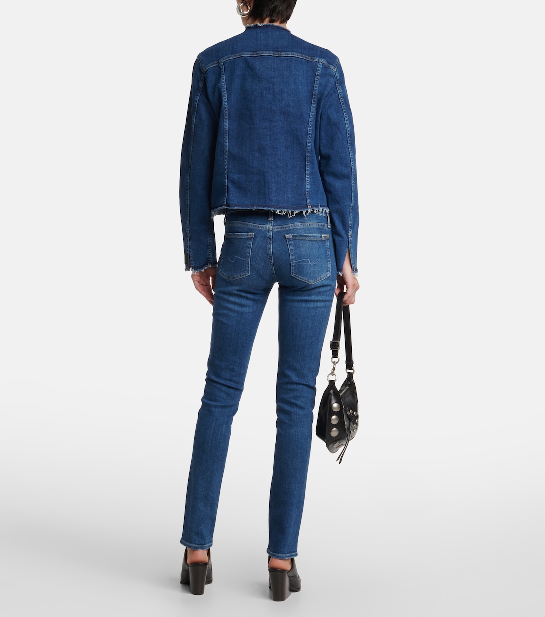 Jean skinny Pyper à taille mi-haute | 7 For All Mankind