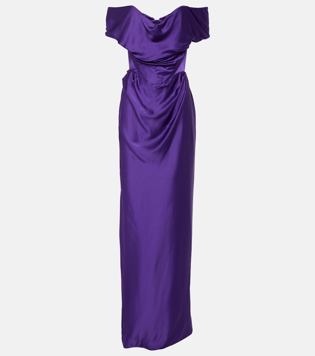 Off-Shoulder-Robe aus Satin | Vivienne Westwood