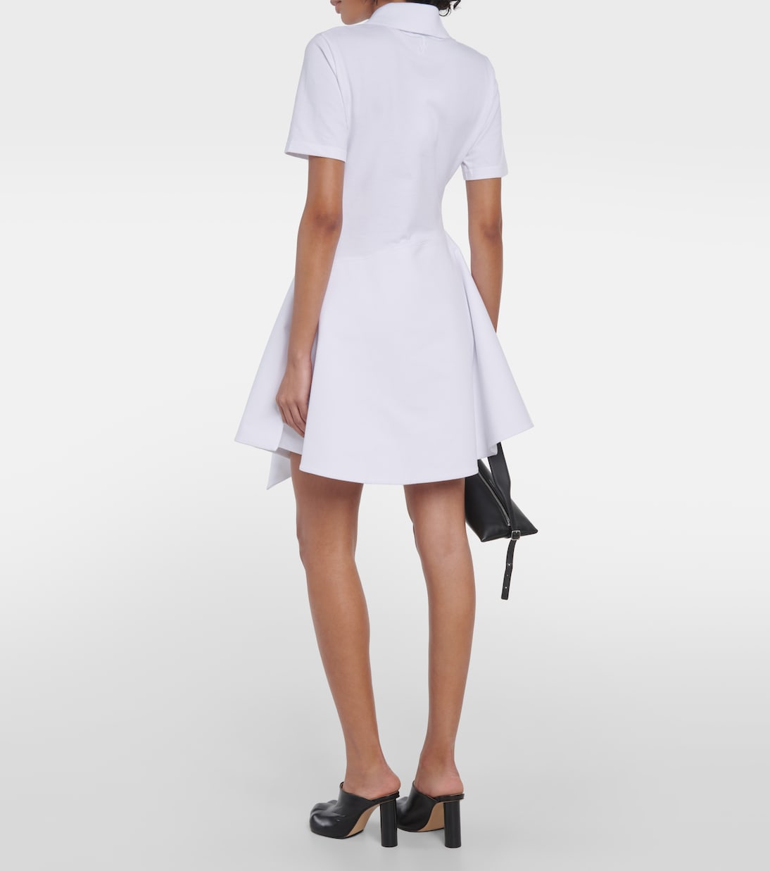 Vestido corto asimétrico de punto | JW Anderson