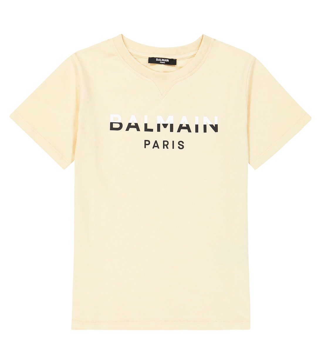 Camiseta de jersey de algodón con logo | Balmain Kids