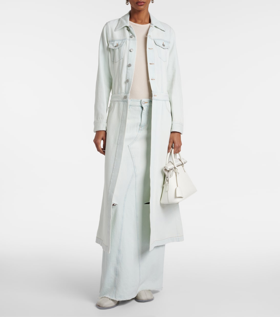 Mantel aus Denim | MM6 Maison Margiela