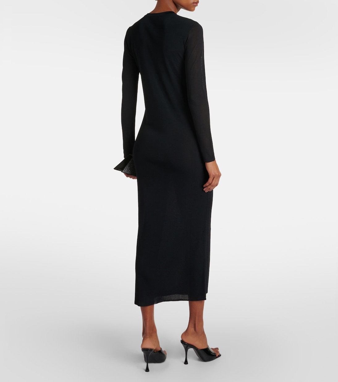 Abito lungo con mesh | Nina Ricci