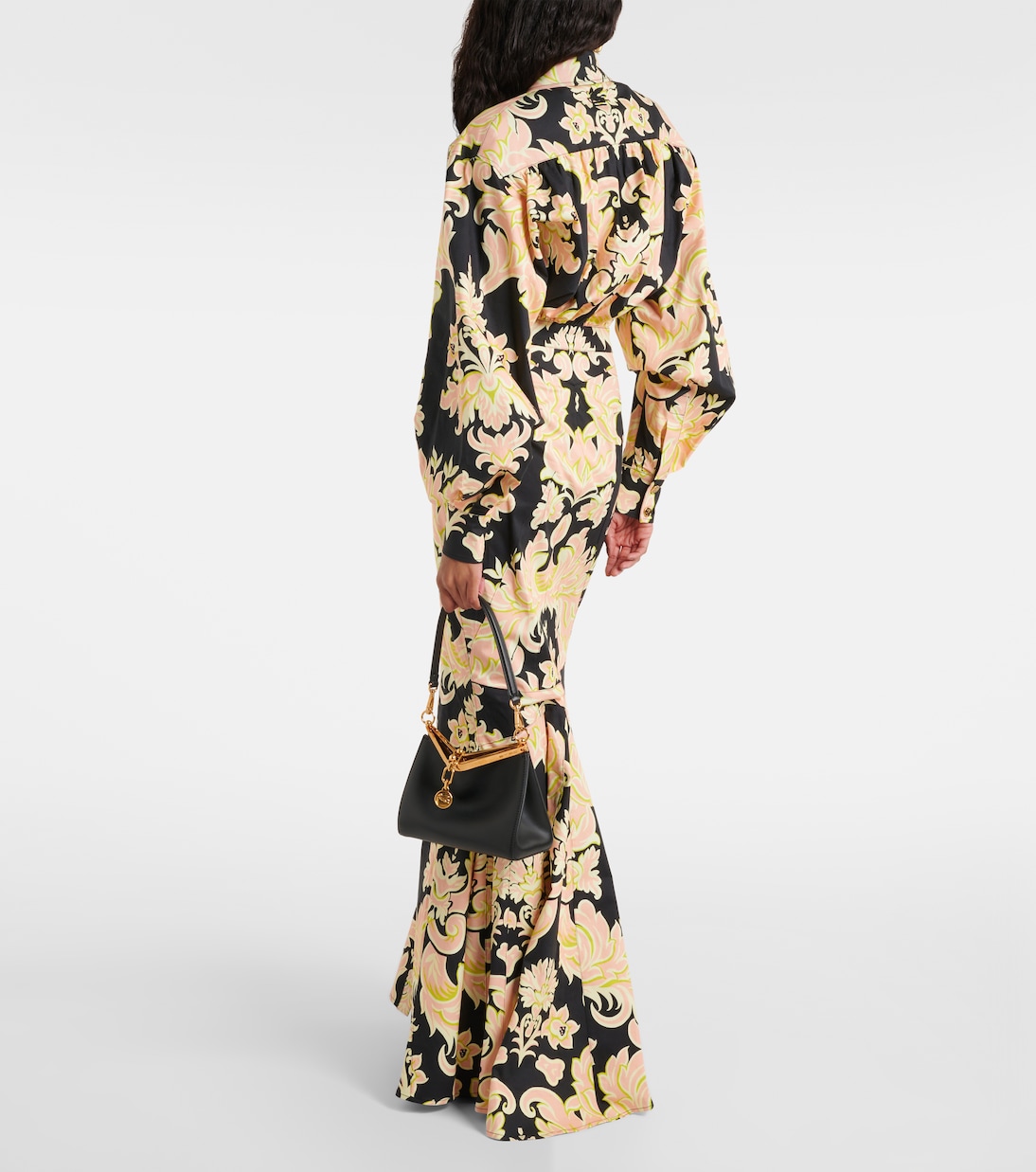 Robe chemise longue en coton mélangé | Etro