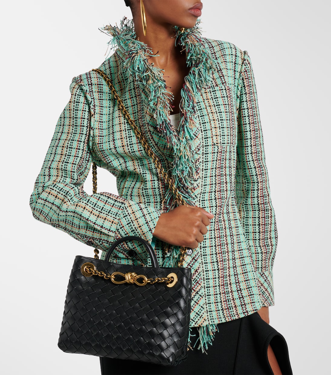 Andiamo Chain Small leather tote bag | Bottega Veneta