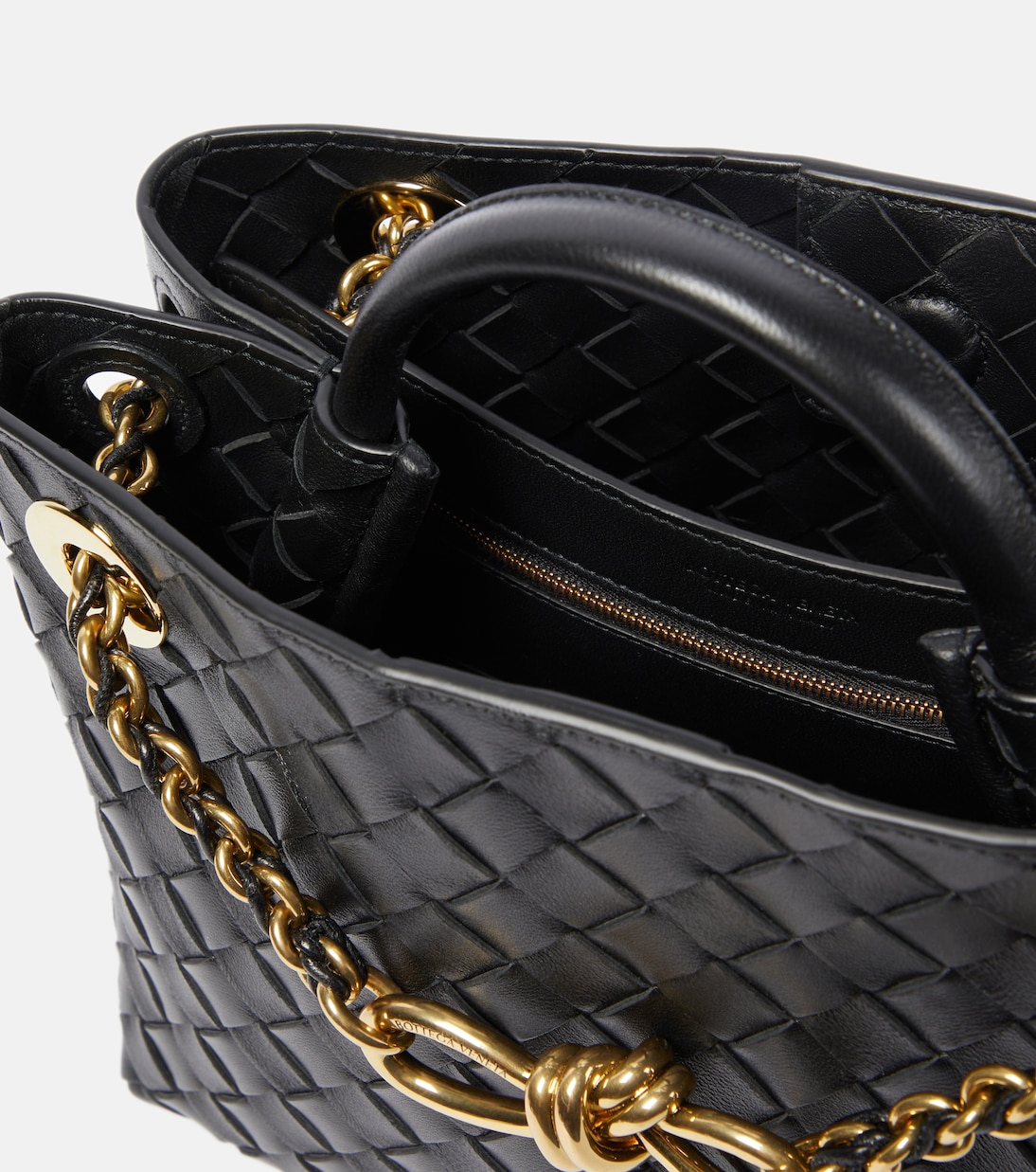Andiamo Chain Small leather tote bag | Bottega Veneta