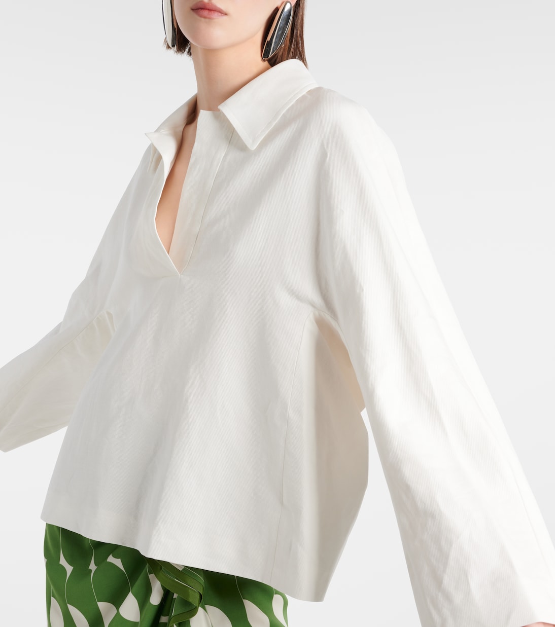 Top in misto cotone e lino | Dries Van Noten