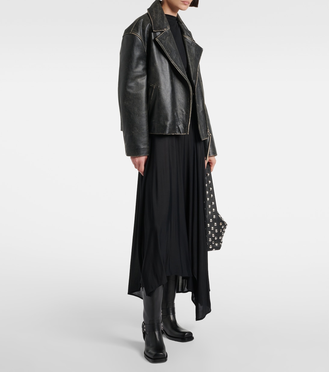 Roxy leather biker boots | Paris Texas