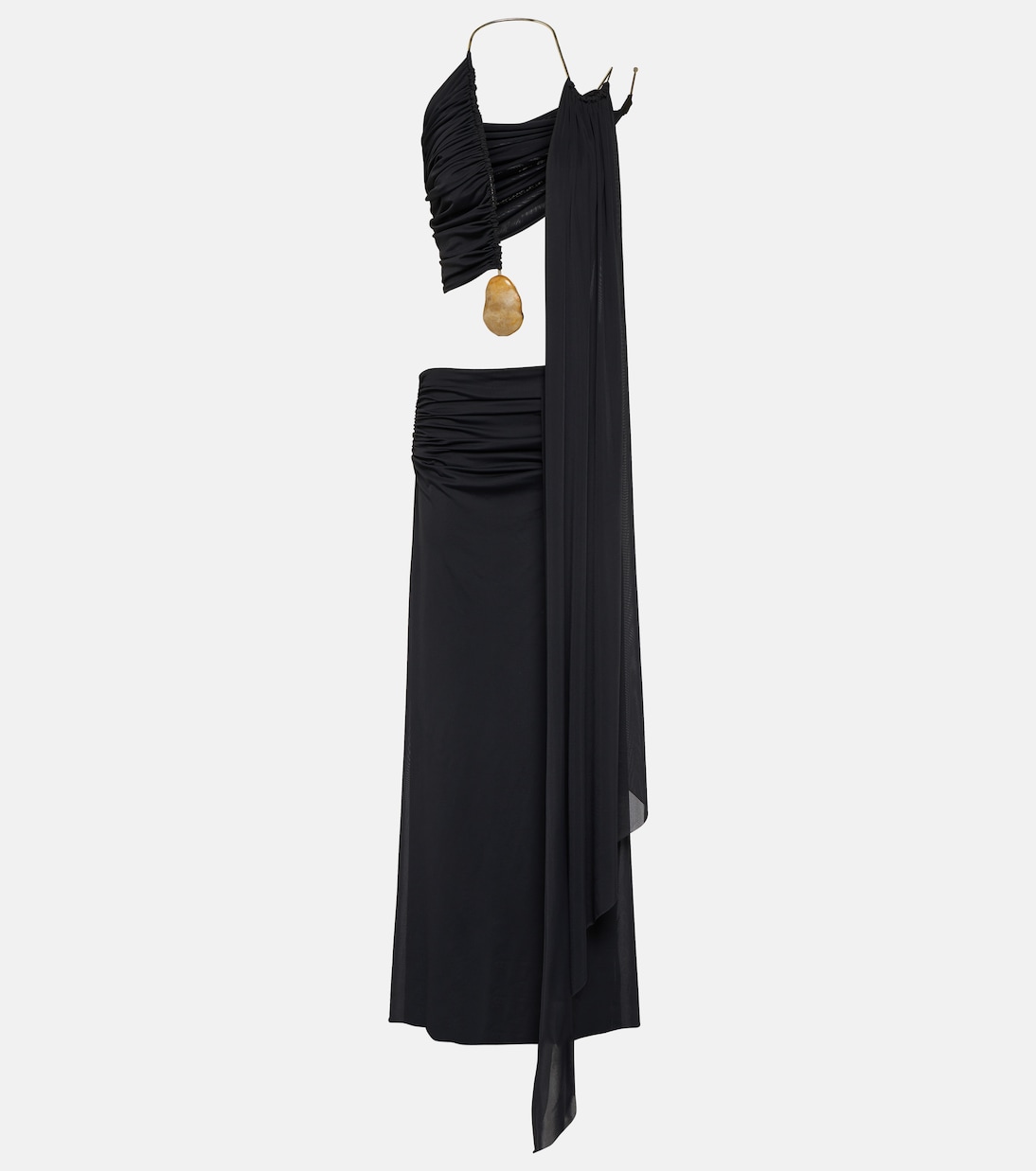 Robe longue à ornements | Christopher Esber