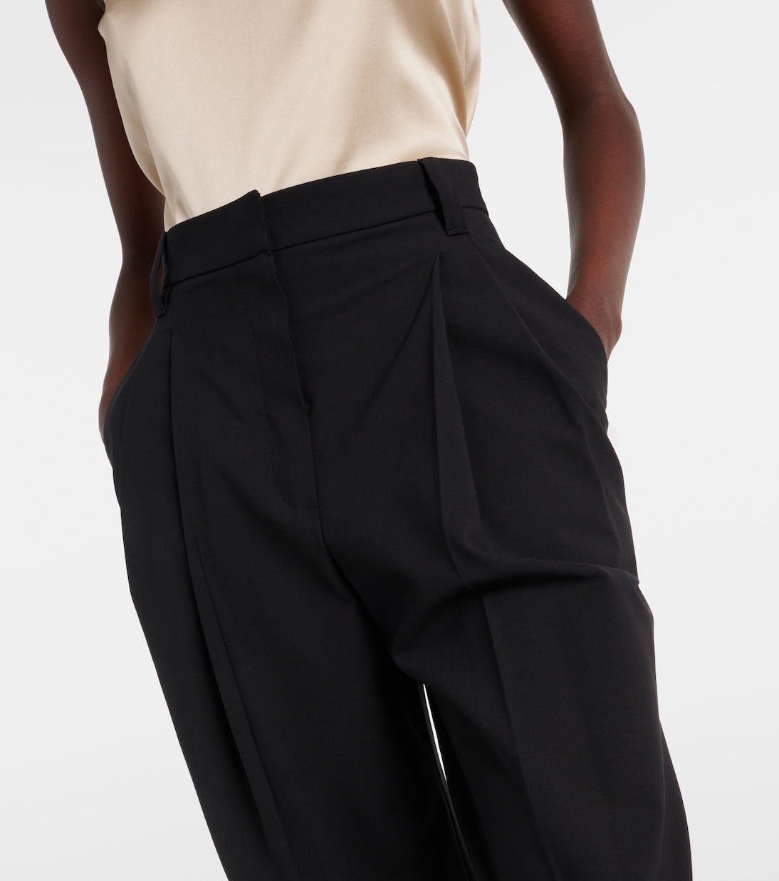 Weite Hose aus einem Wollgemisch | Brunello Cucinelli
