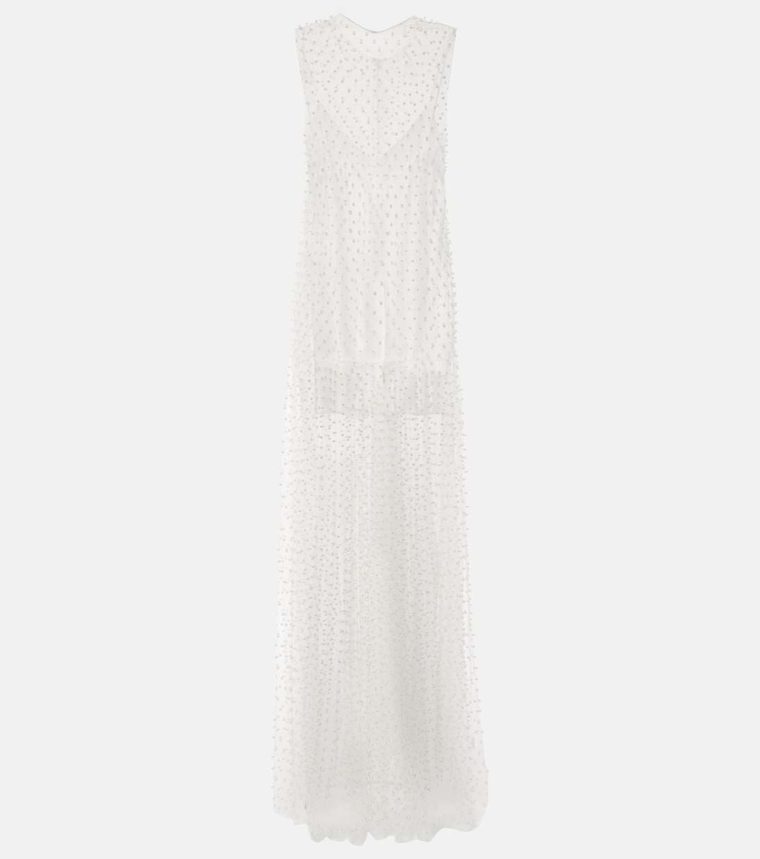 Robe aus Mesh mit Kristallen | Norma Kamali