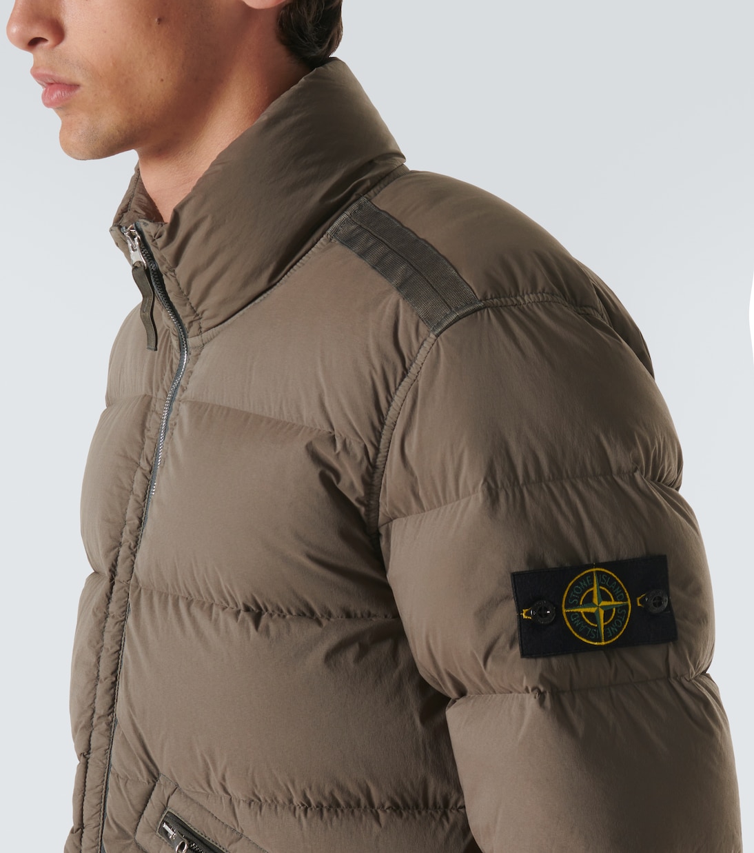 Stone island jacket shiny outlet