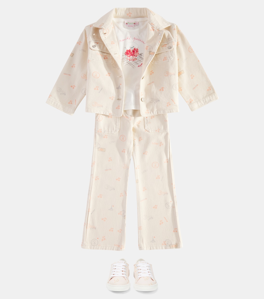 Giacca di jeans Gillie con stampa | Bonpoint