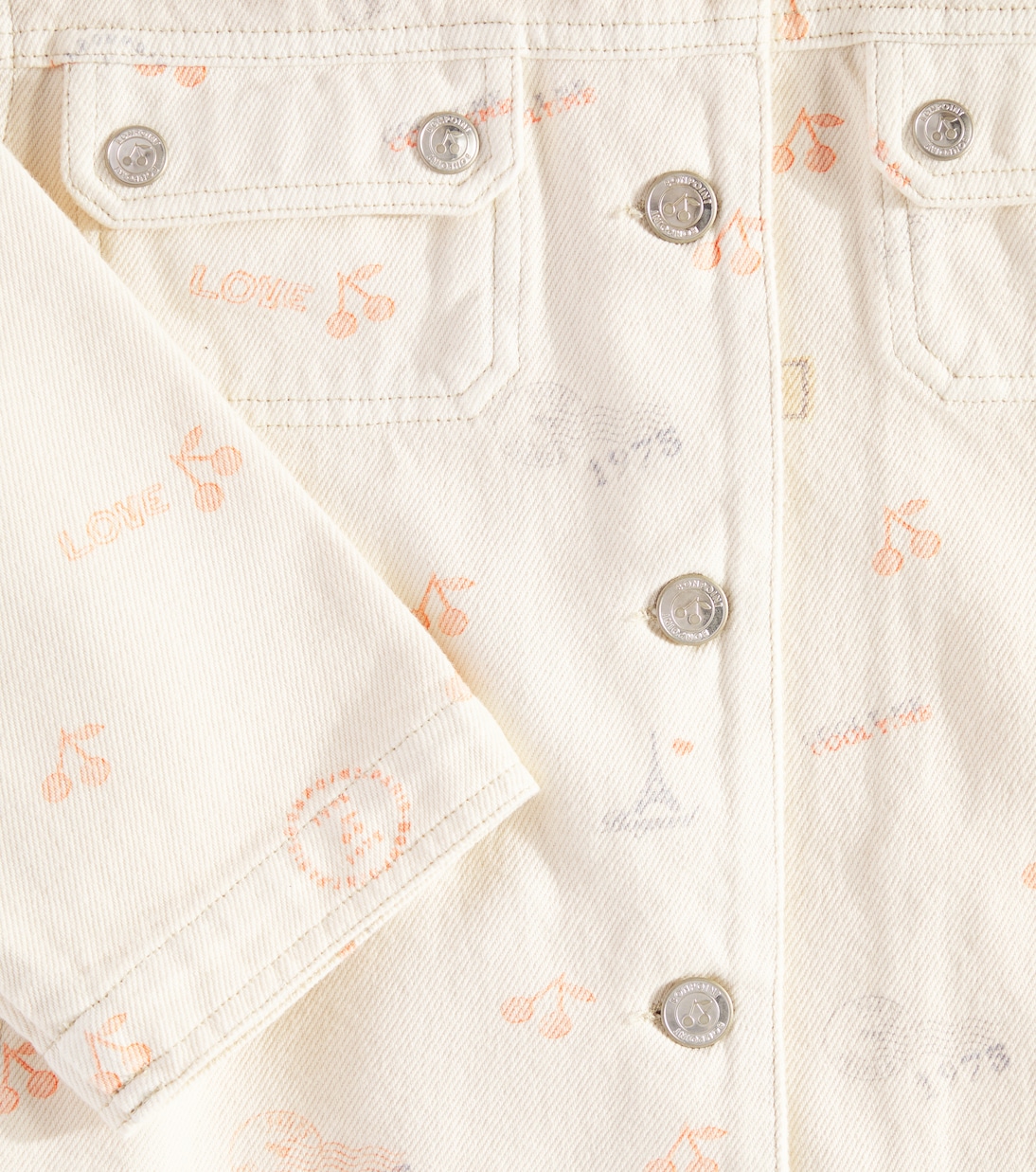 Giacca di jeans Gillie con stampa | Bonpoint