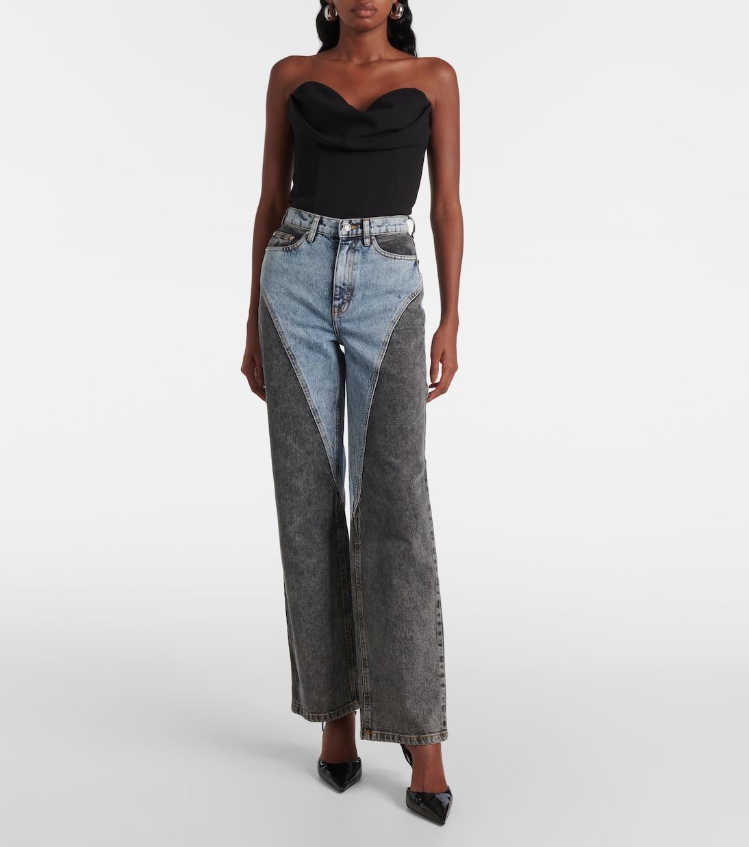 High-Rise Wide-Leg Jeans | Rotate