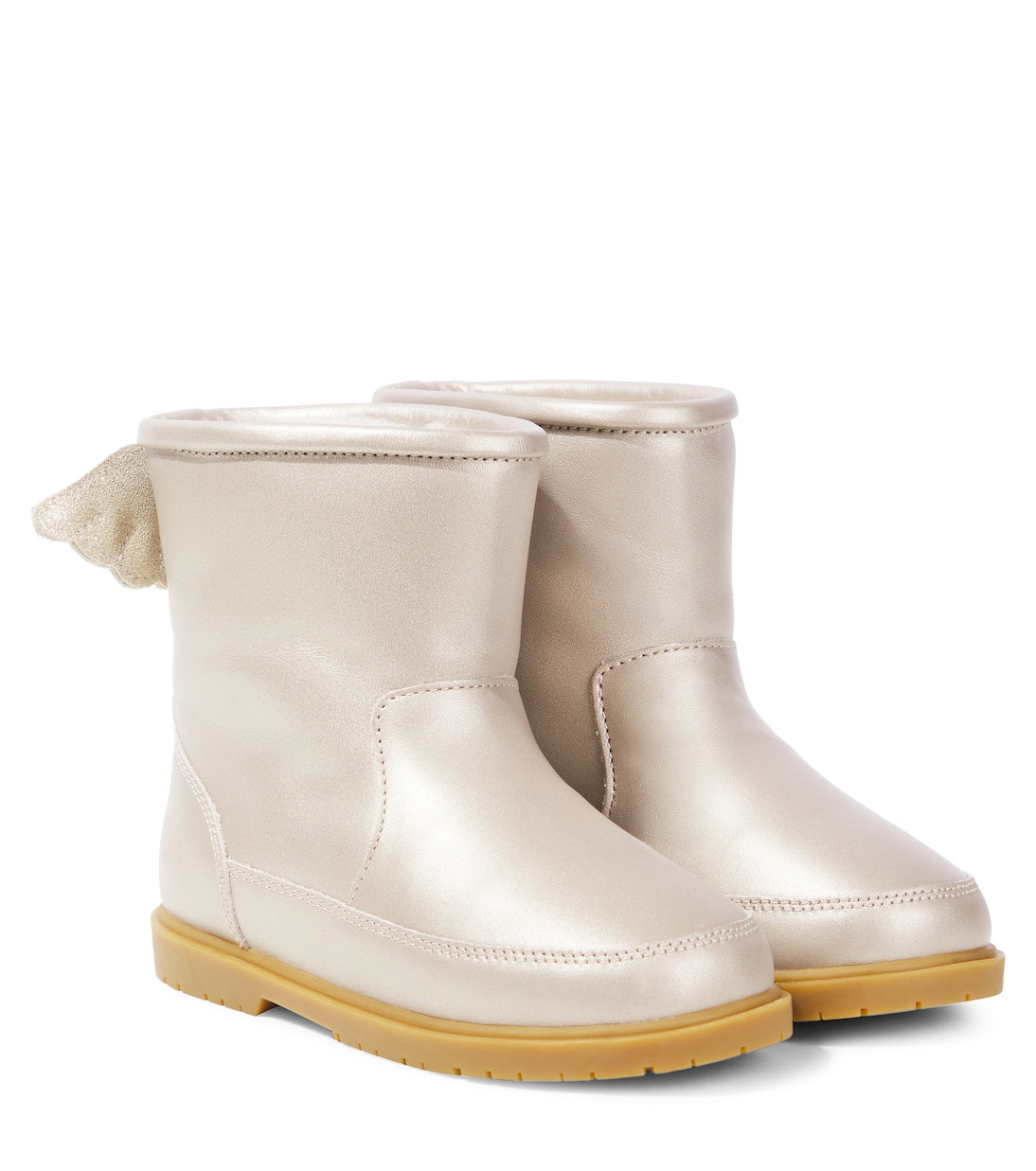 Stiefel Angela aus Metallic-Leder | Donsje