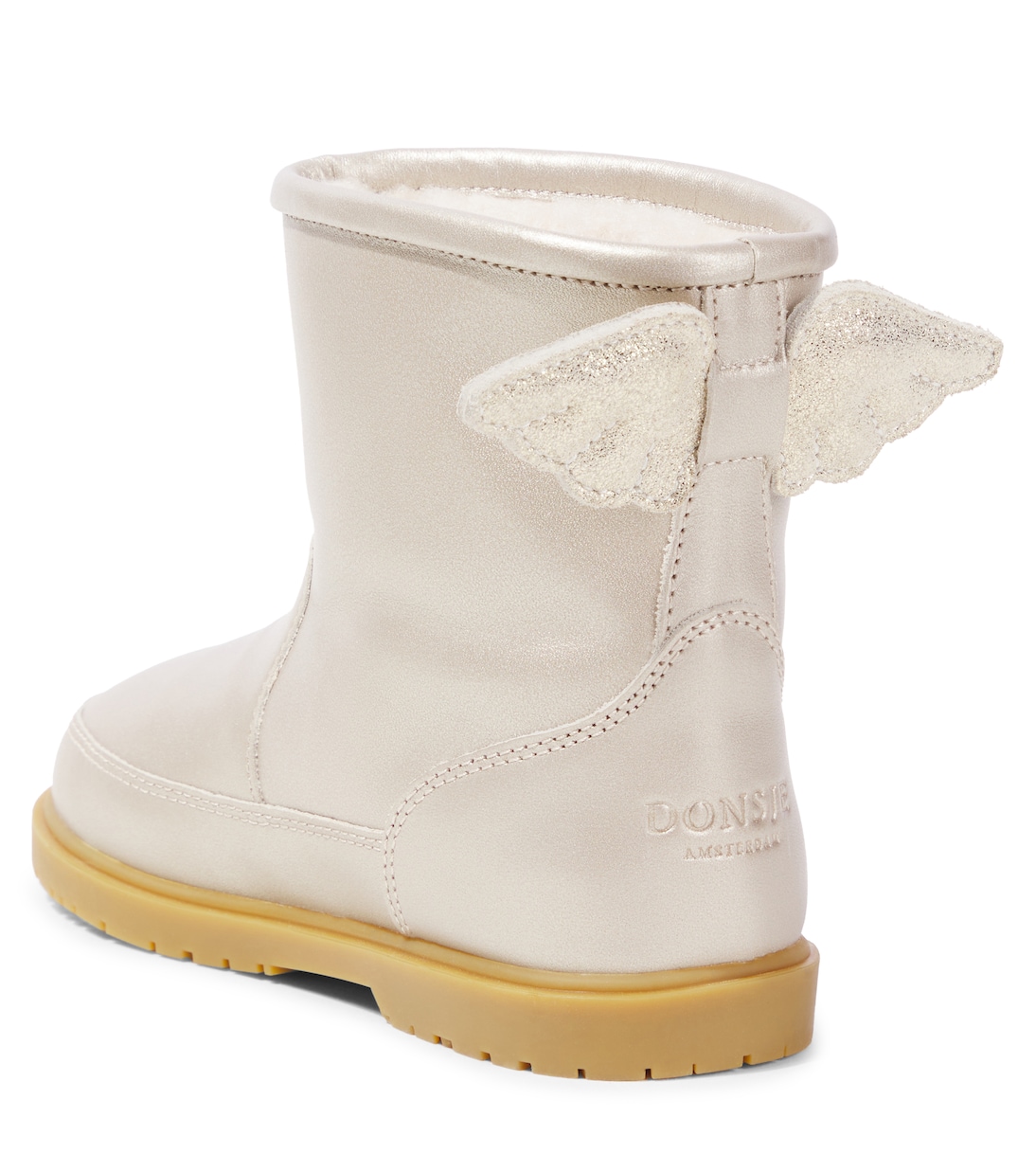 Stiefel Angela aus Metallic-Leder | Donsje