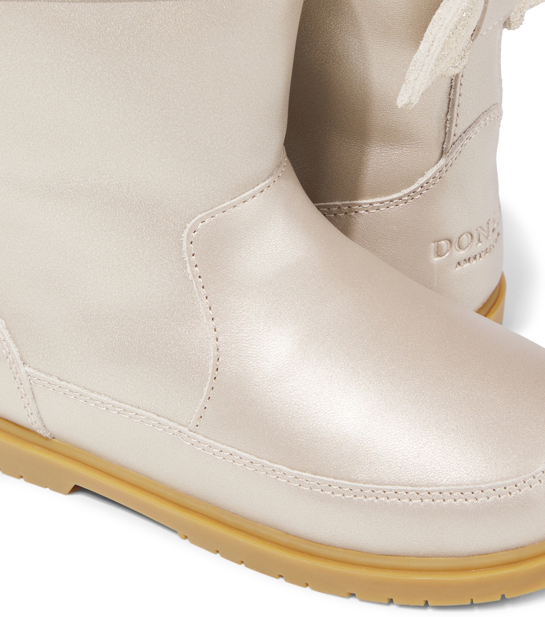 Stiefel Angela aus Metallic-Leder | Donsje