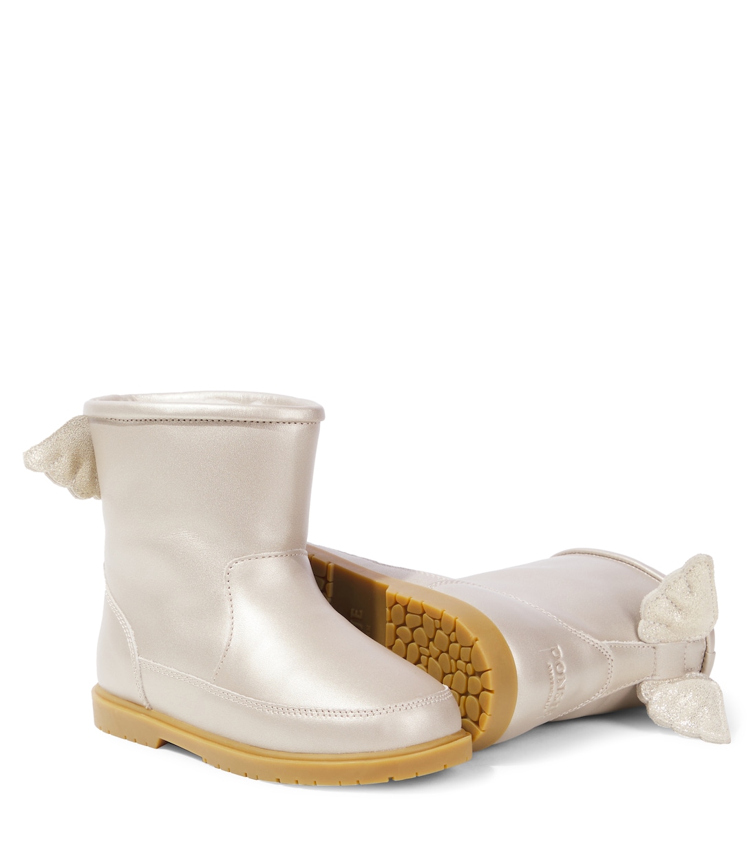 Stiefel Angela aus Metallic-Leder | Donsje