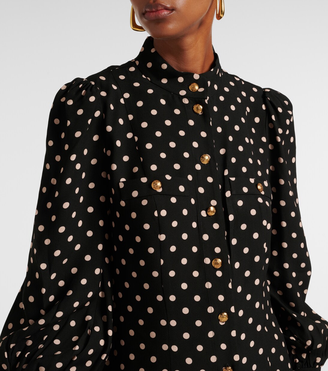 Utility polka dot blouse in multicoloured Zimmermann Mytheresa