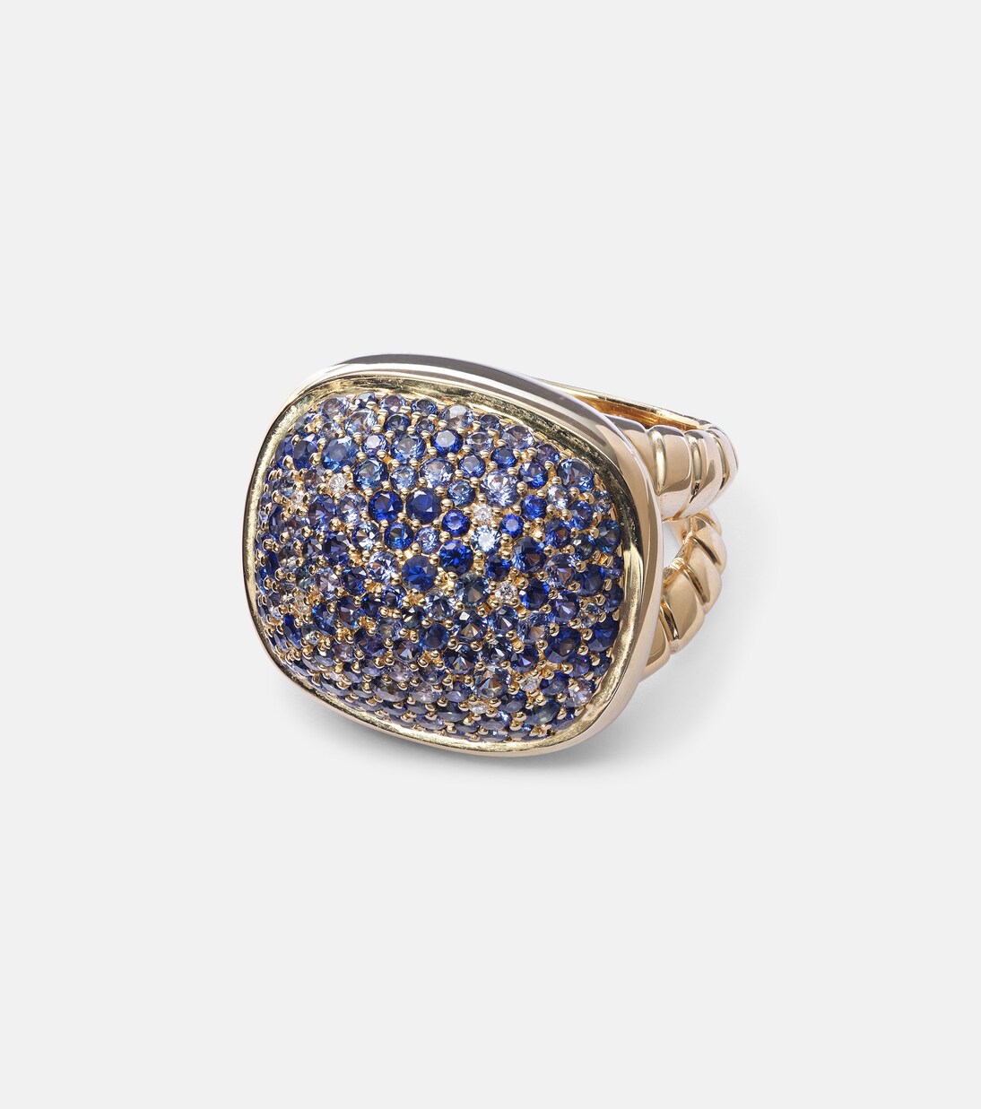 Bague Tigella en or 18 ct, saphirs et diamants | Marina B