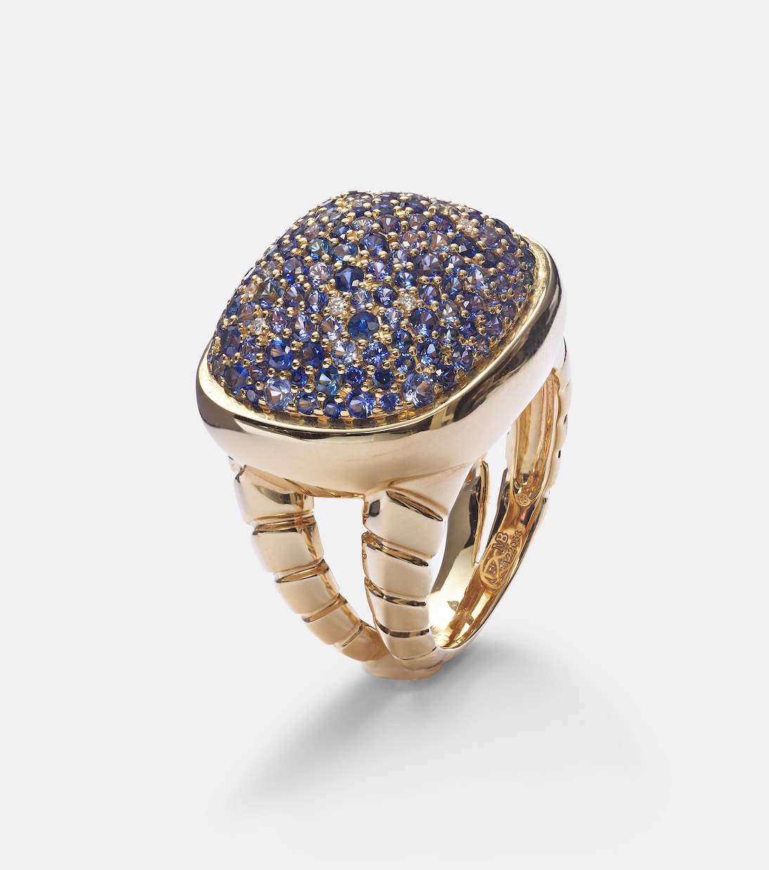 Bague Tigella en or 18 ct, saphirs et diamants | Marina B