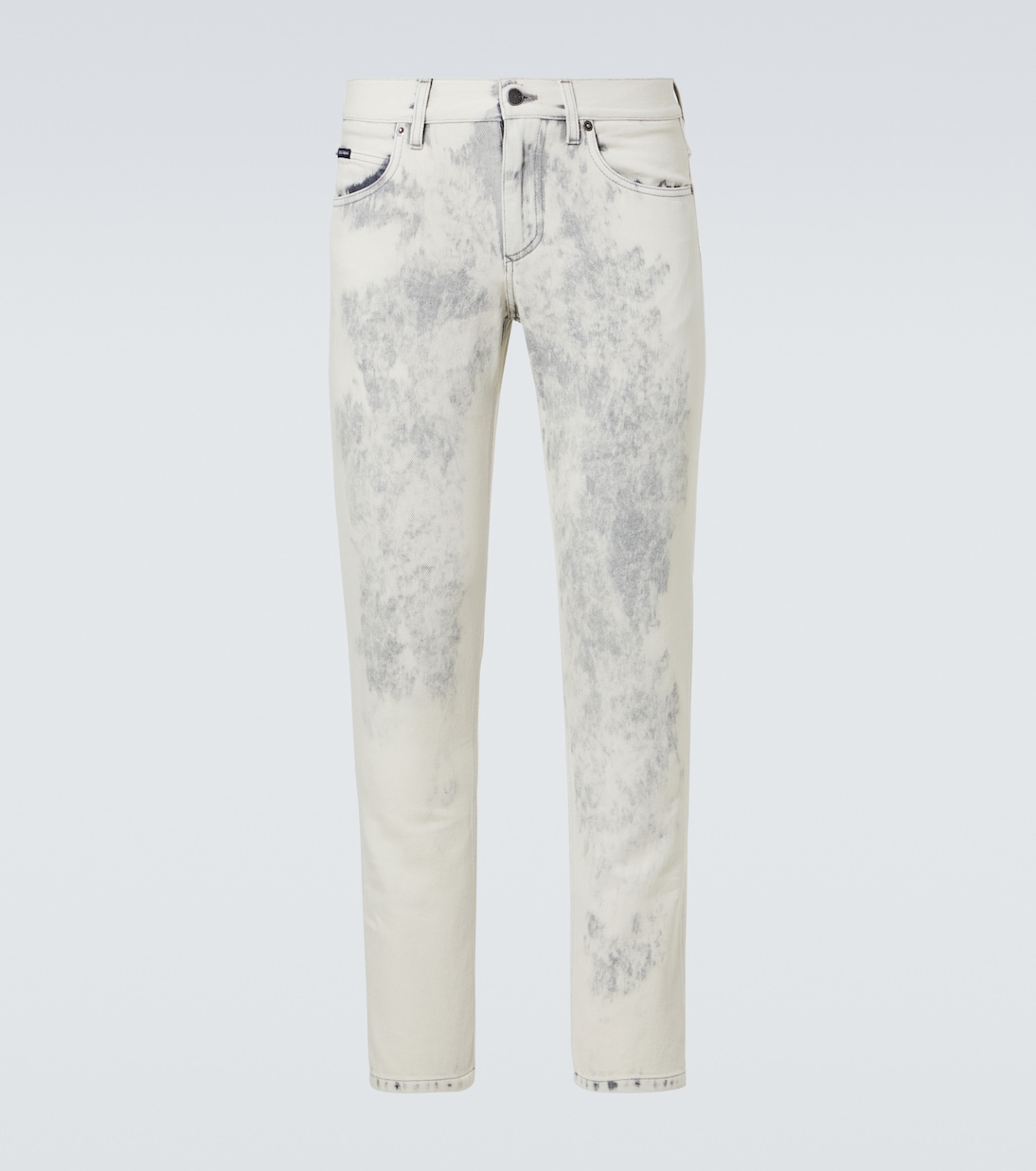 Jeans regular con stampa | Dolce&Gabbana