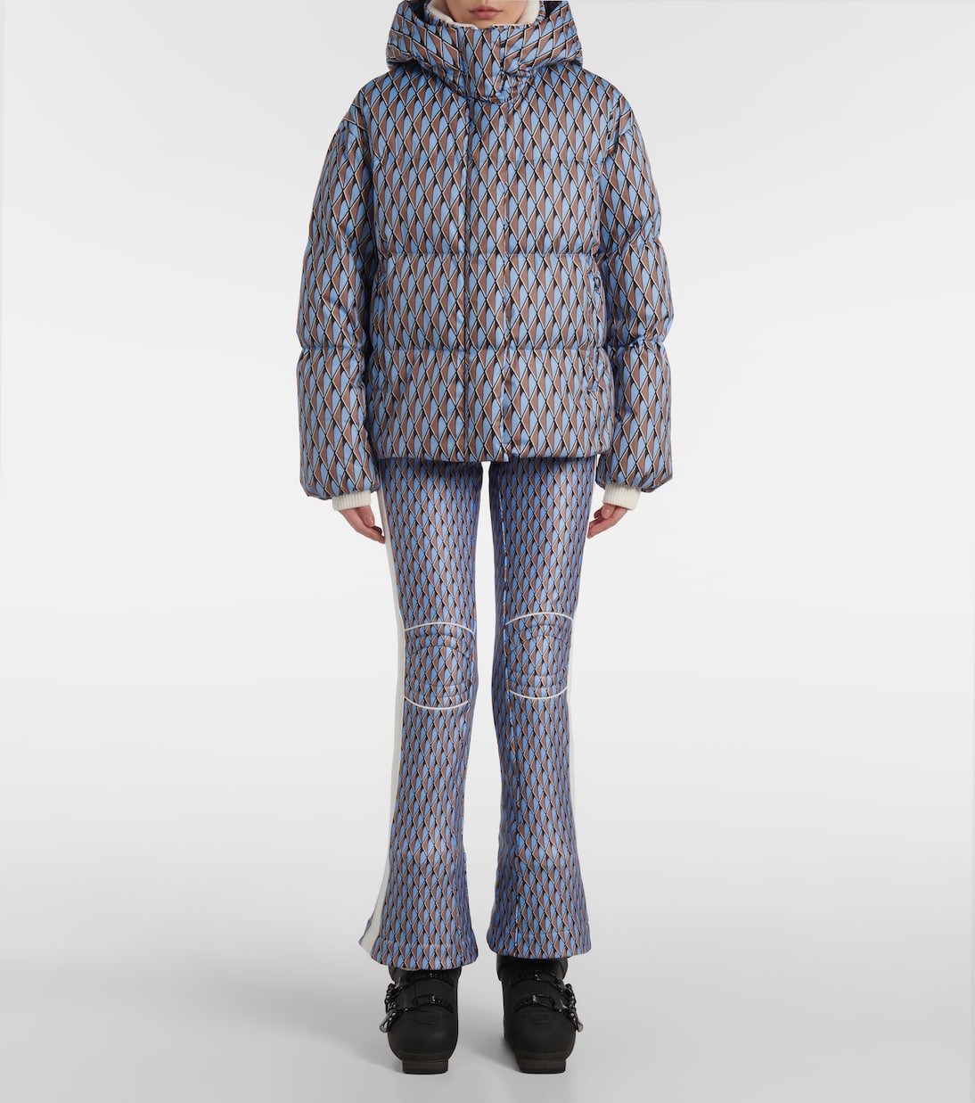 Bedruckte Skijacke Ada Diam aus Twill | Fusalp