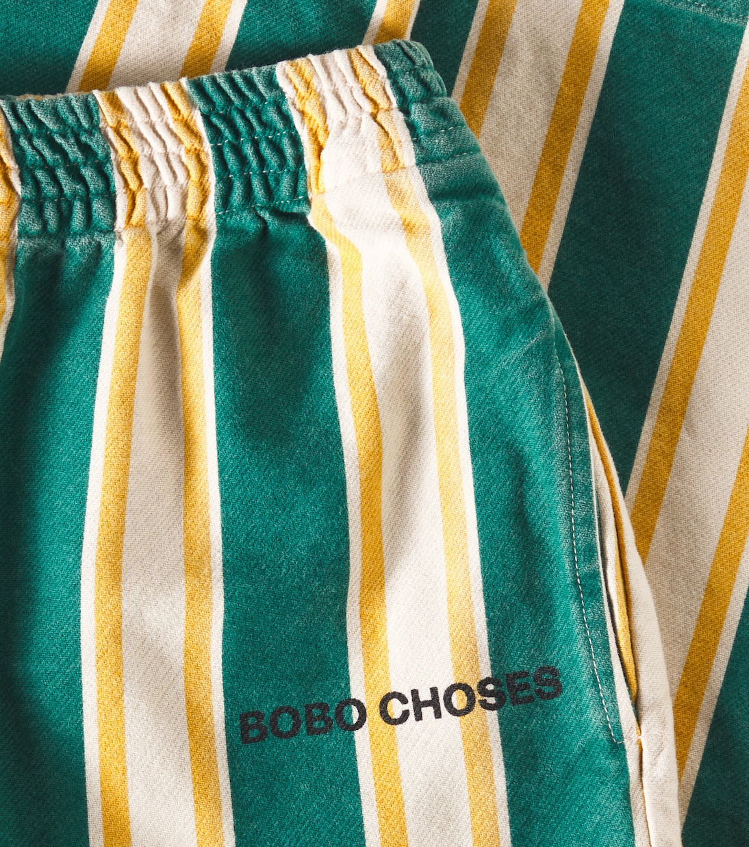 Pantaloni in cotone a righe | Bobo Choses