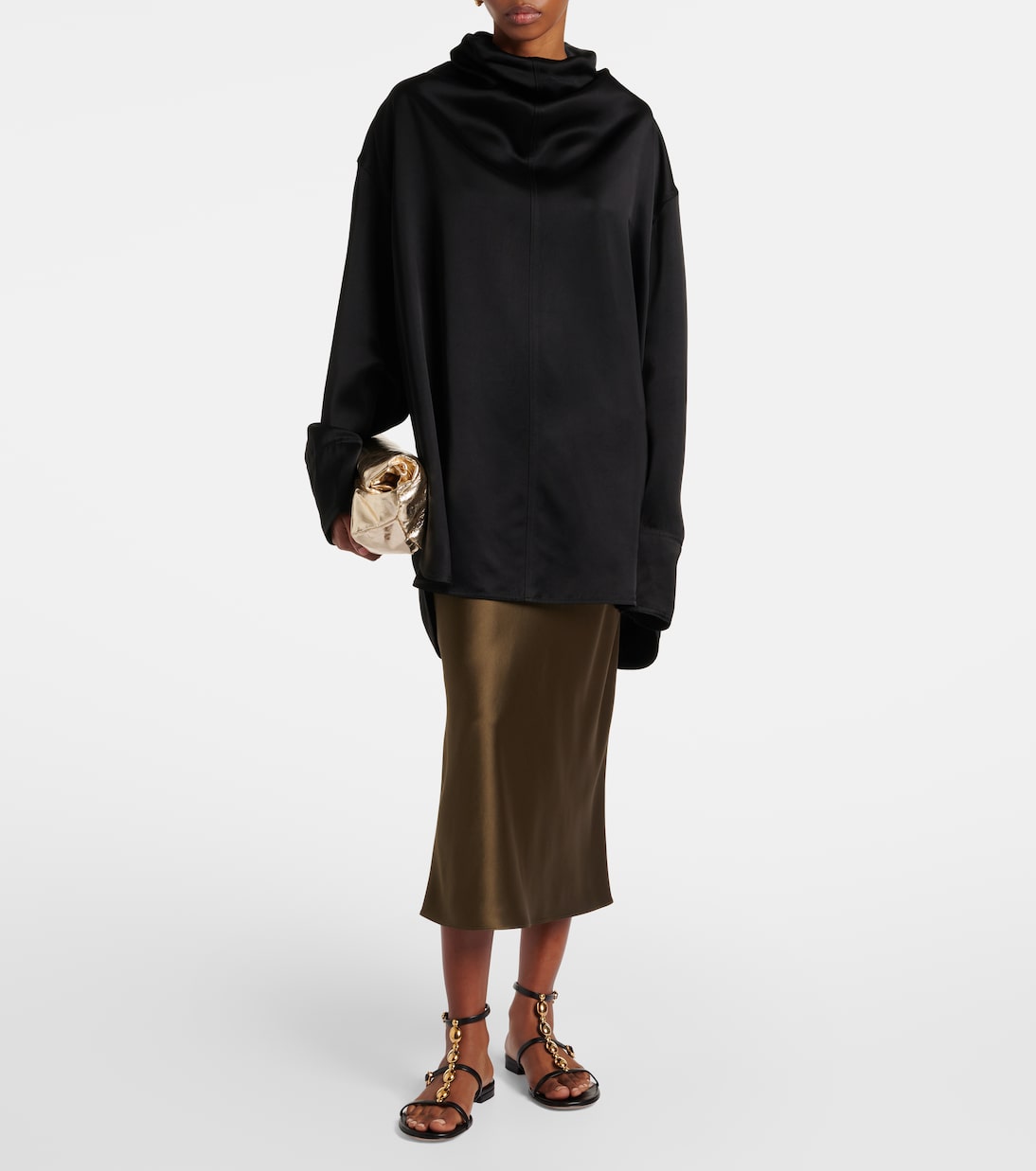 Sandales en cuir à ornements | Gianvito Rossi
