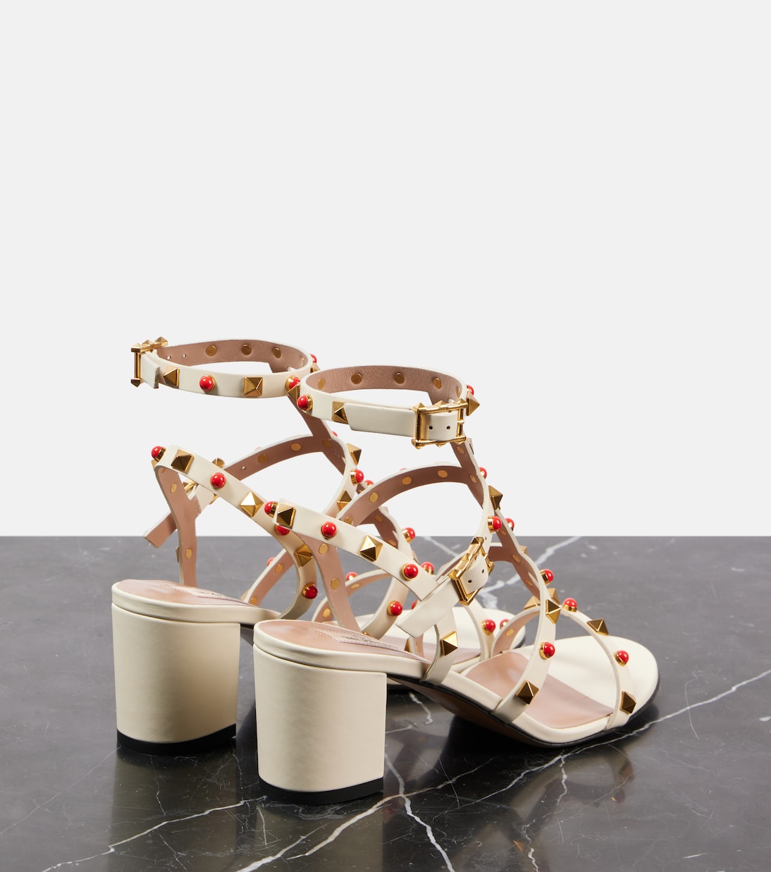 Sandali Rockstud 60 in pelle | Valentino Garavani