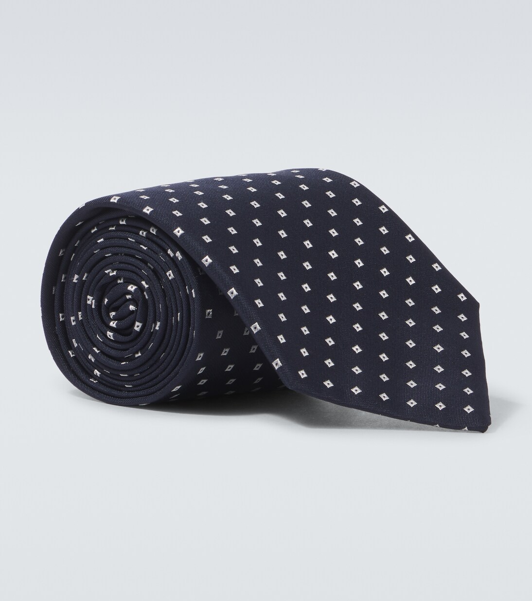 Cravatta in seta a pois | Canali