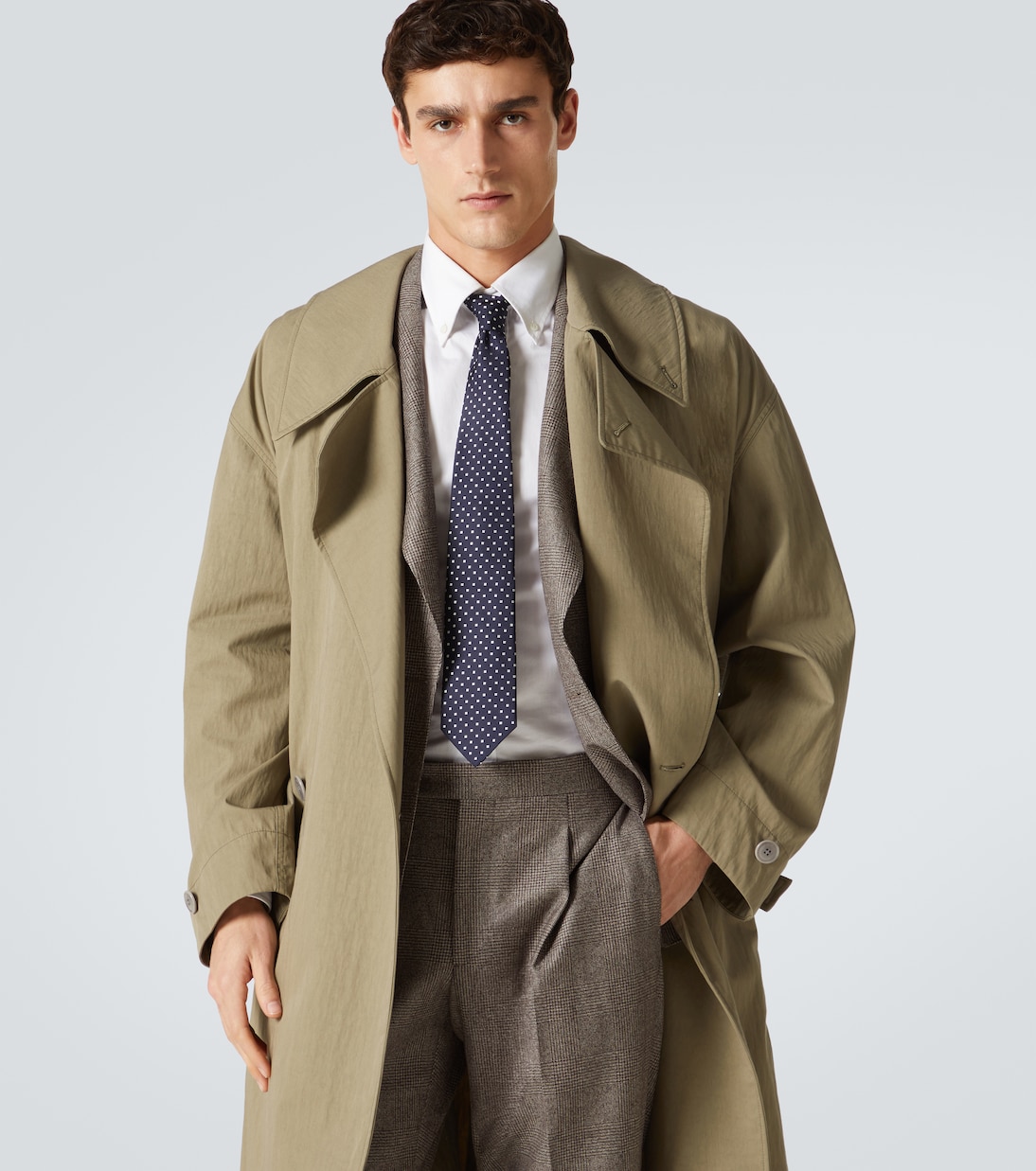 Cravatta in seta a pois | Canali