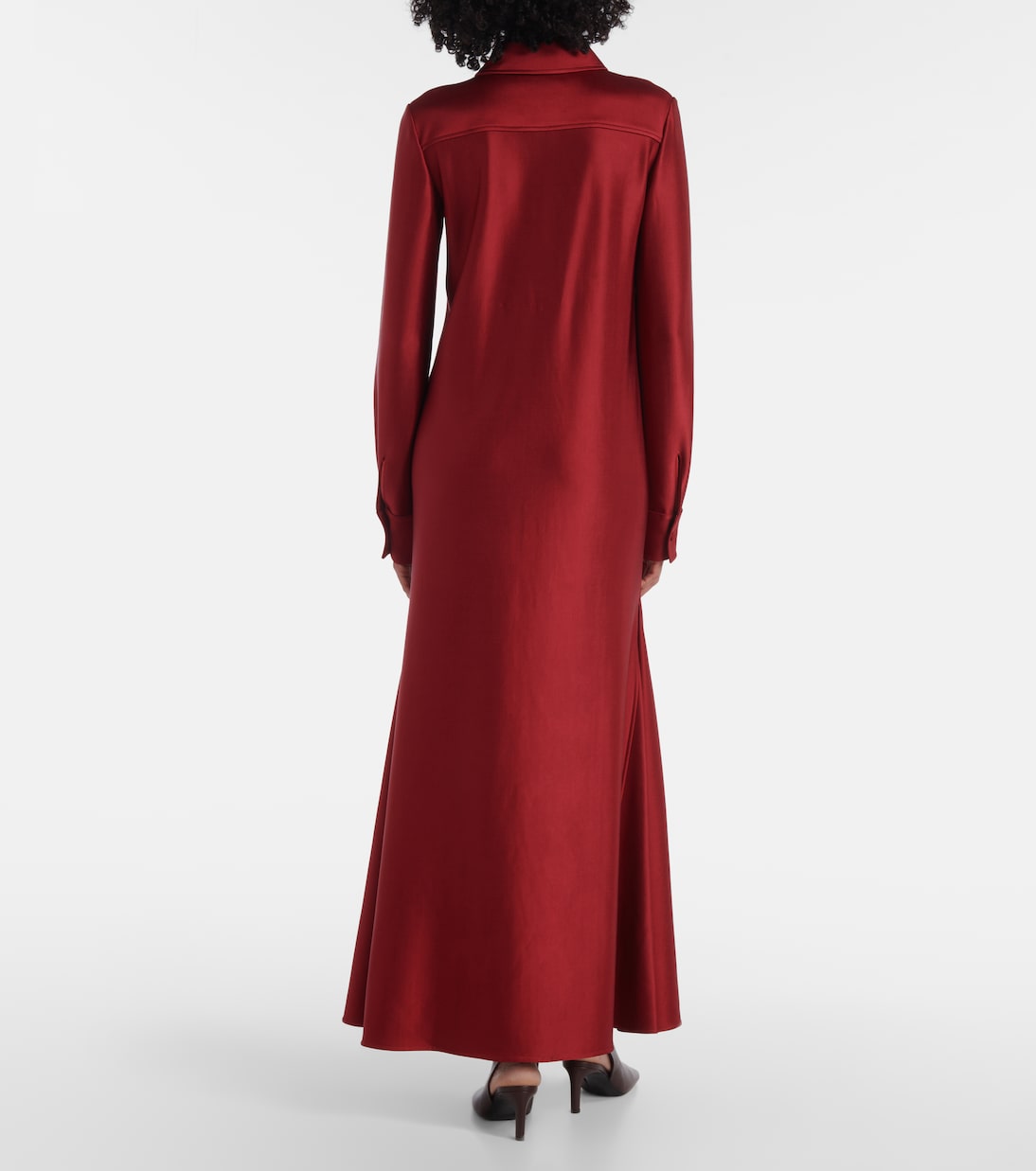 Abito chemisier in raso | Jil Sander