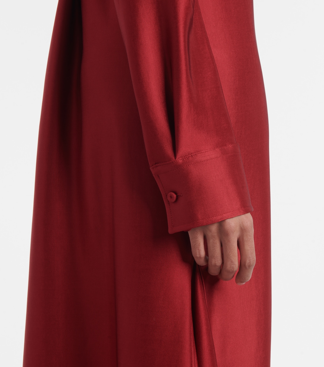 Abito chemisier in raso | Jil Sander