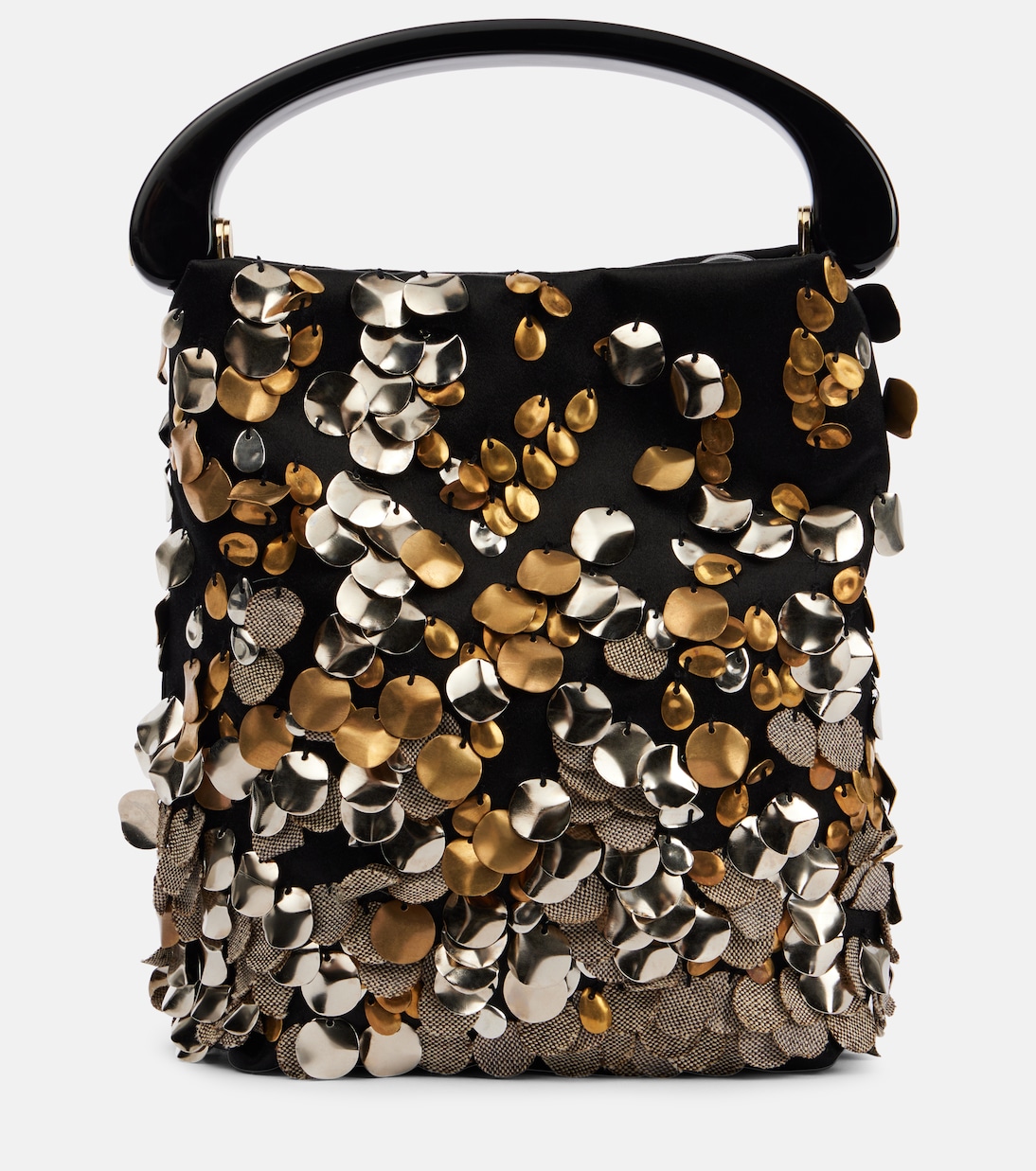 Sac à bandoulière en satin à sequins | Dries Van Noten