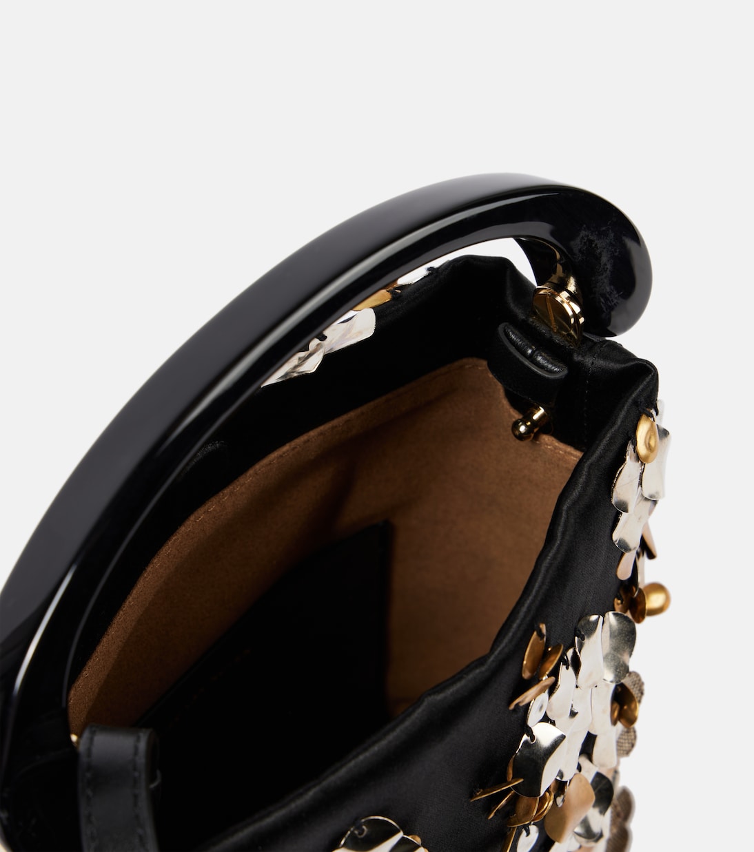 Sac à bandoulière en satin à sequins | Dries Van Noten