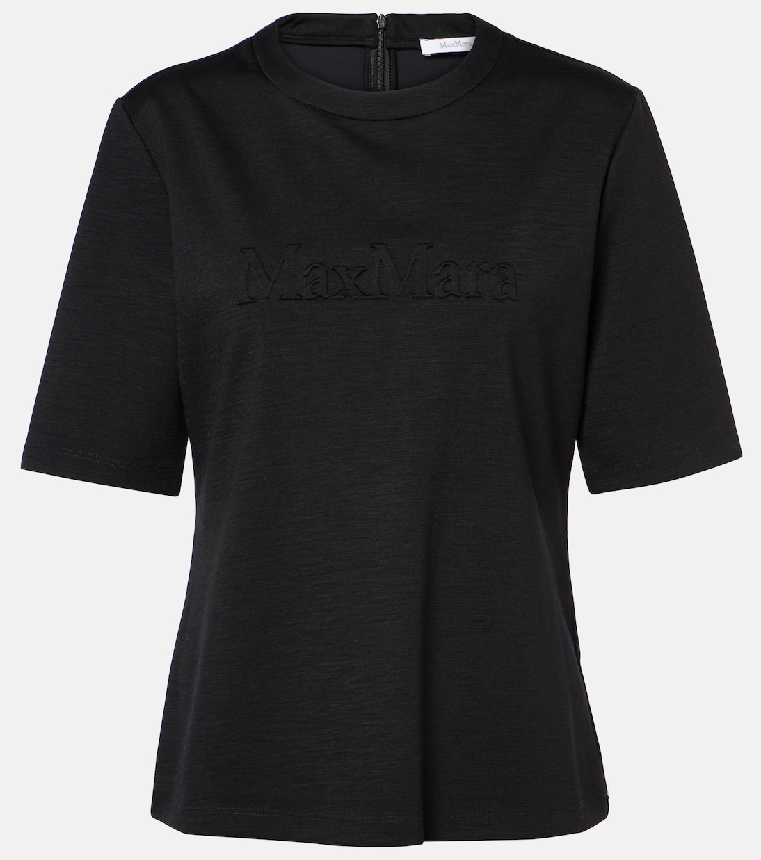 T-shirt Peter in lana con logo | Max Mara