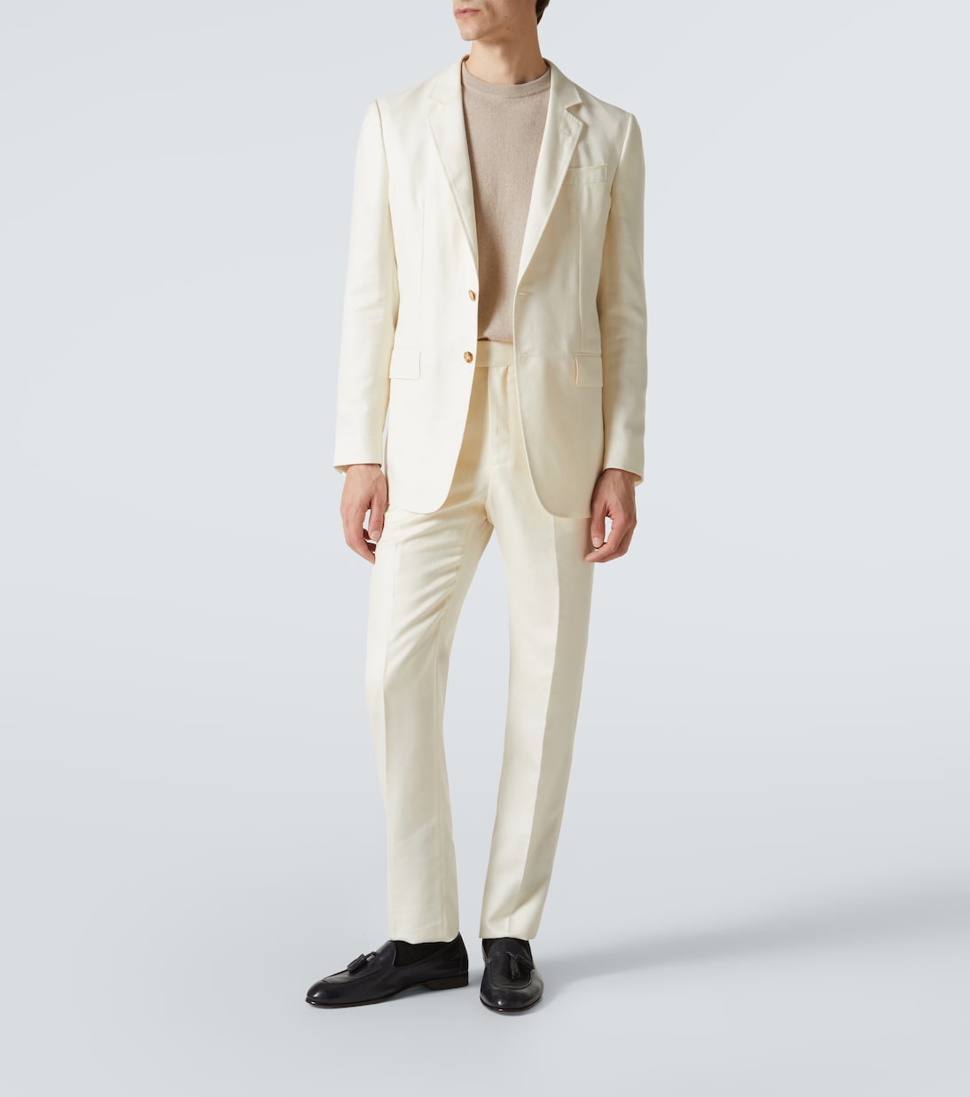 Wool, silk and linen corduroy blazer | Gabriela Hearst