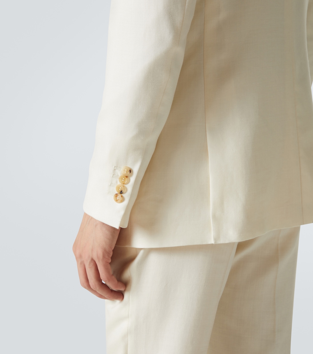 Wool, silk and linen corduroy blazer | Gabriela Hearst